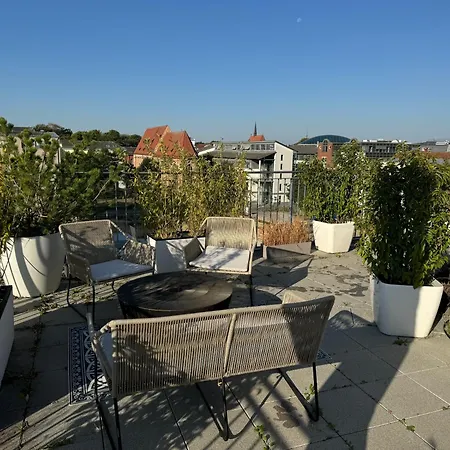 180qm Penthouse Mit Sonnenterrasse * Rostock